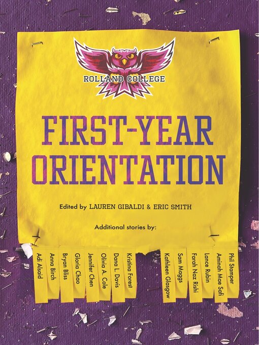 Title details for First-Year Orientation by Lauren Gibaldi - Available
